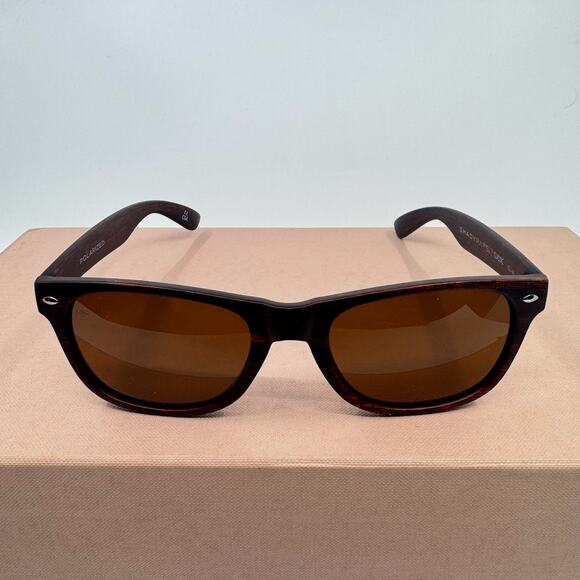 SHADY RAYS Classic Timber Amber Wood Polarized Sunglasses - Picture 6 of 11
